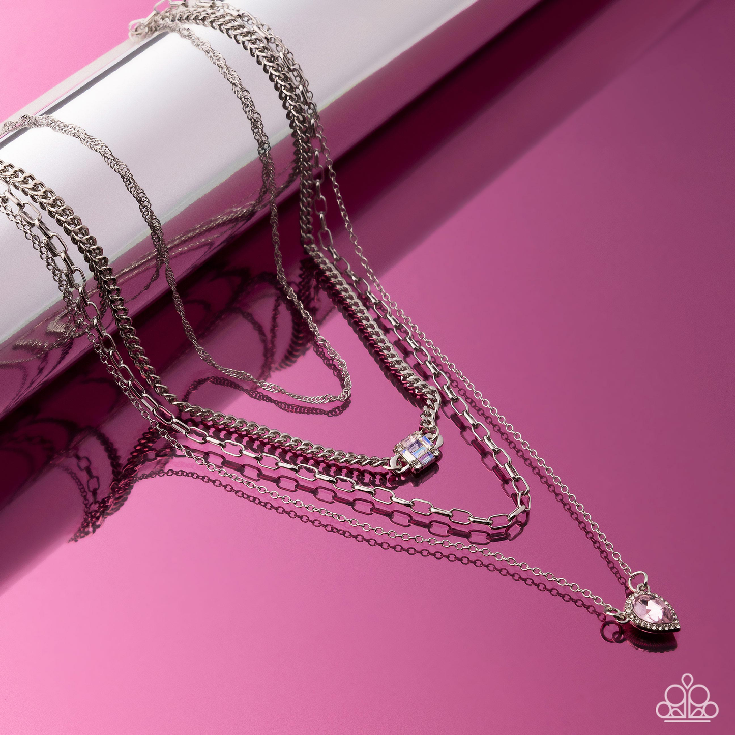 Radiant Rows - Pink