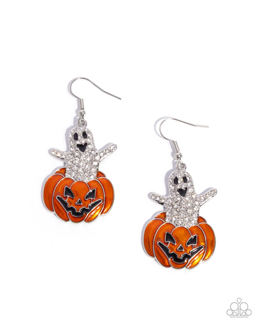 Spooky Statement - multi - paparazzi accessories earrings